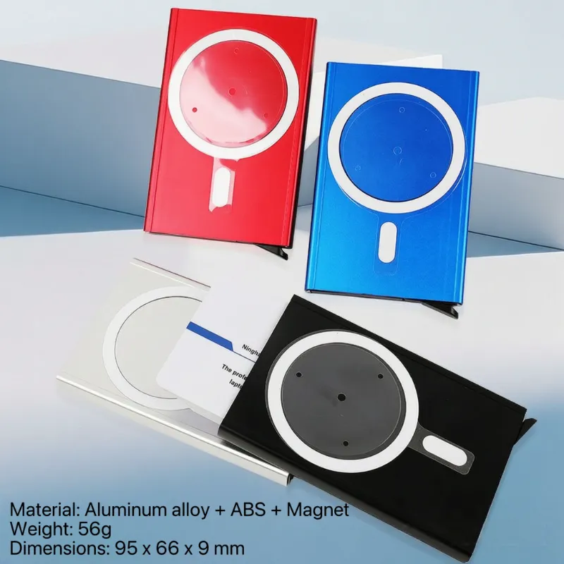 Magnit alyuminiy avtomatik ochiladigan karta ushlagichi
